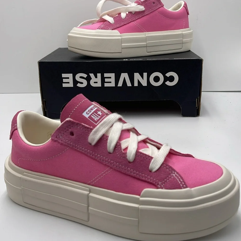 Converse WMNS CTAS CRUISE OX PINK/WHITE/EGRET A10440C Platforms Sneakers